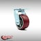 Service Caster 4 Inch Stainless Steel Poly on Aluminum Wheel Swivel Caster with Roller Bearing SCC-SS30S420-PAR - alternate 6